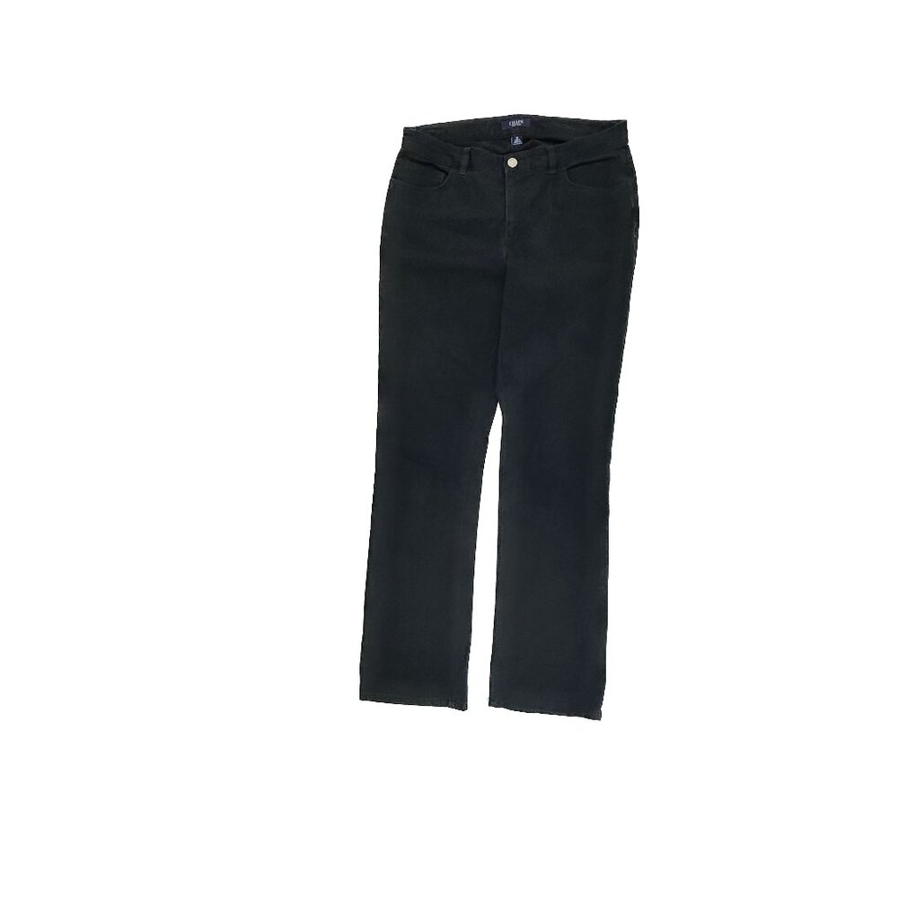 Chaps Straight Leg Women's size 10 Black Chino Pants